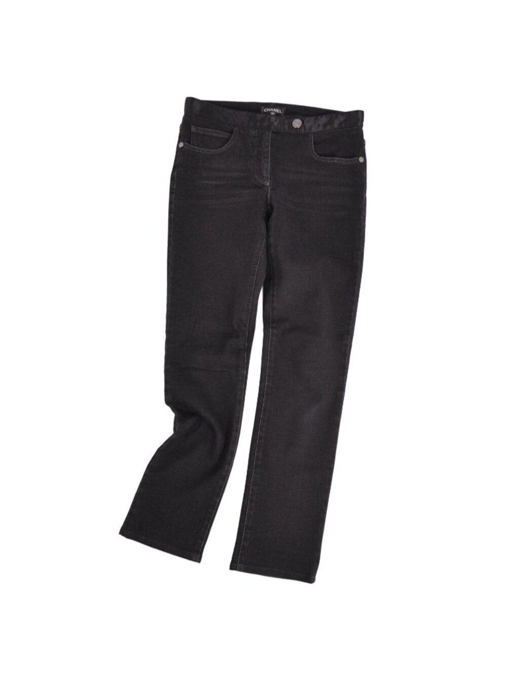 Chanel Pants Denim Cotton Strike